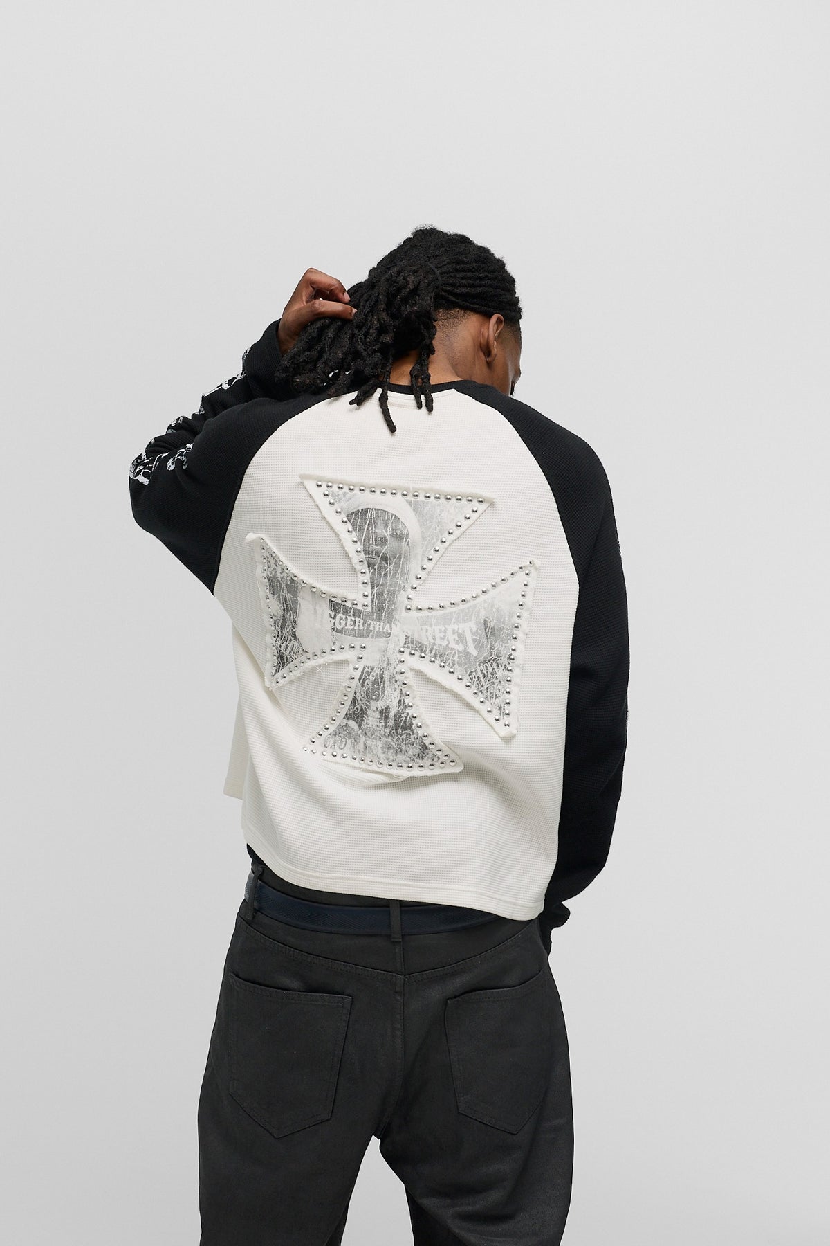 DND Waffle Longsleeve back fit